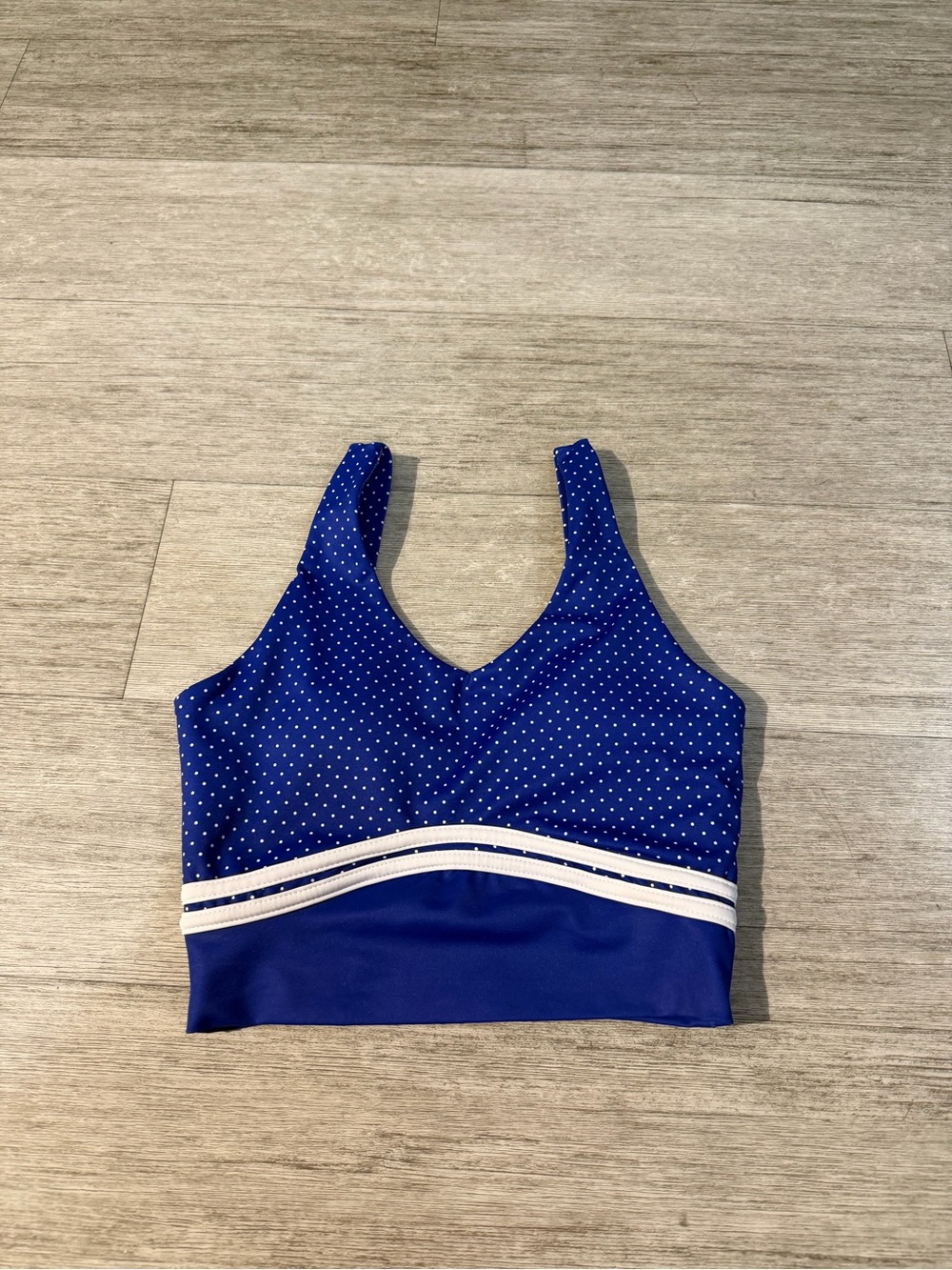Wilo The Label Polka Dot Contour Sports Bra